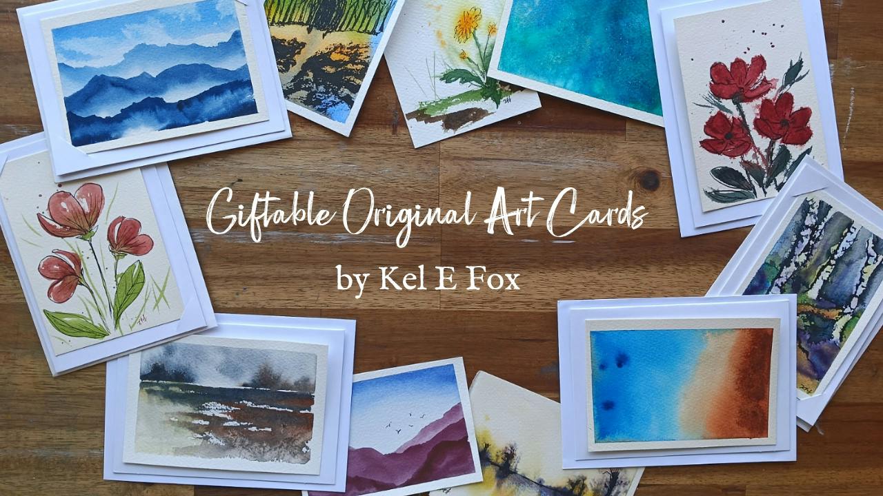 Giftable Art! Hand-painted greeting cards