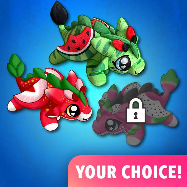 One Fruit Dragon Plushie (YOUR CHOICE)