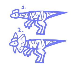 Dilophosaurus (frill or no frill?)