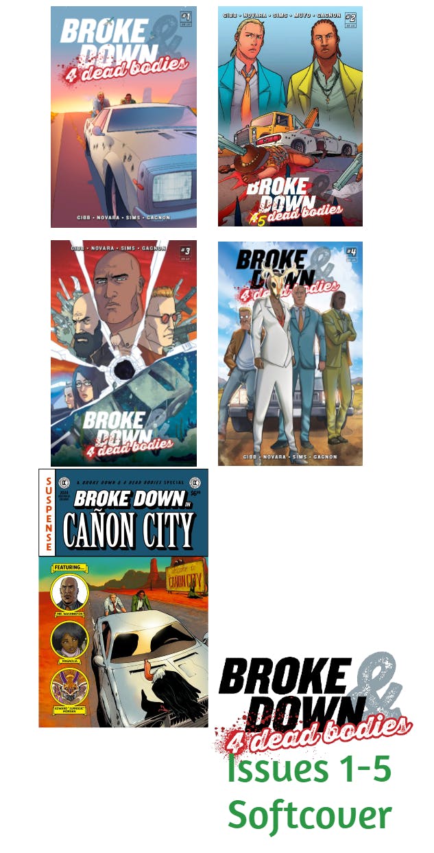 BROKE DOWN AND FOUR DEAD BODIES - COMPLETE COLLECTION