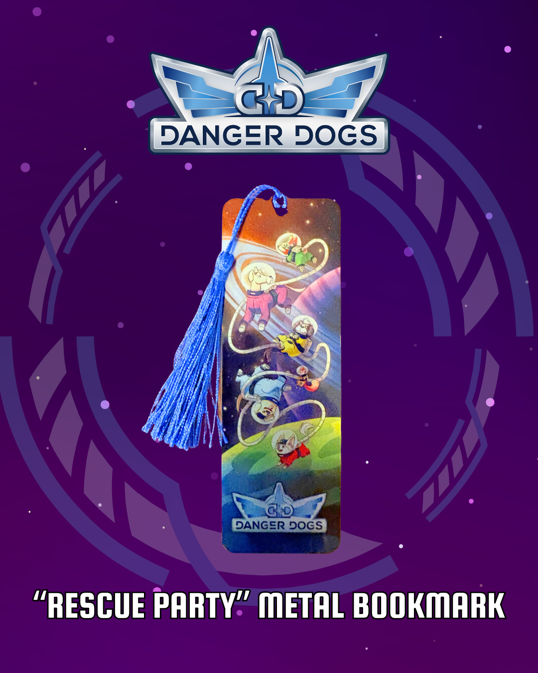 "Rescue Party" Metal Bookmark