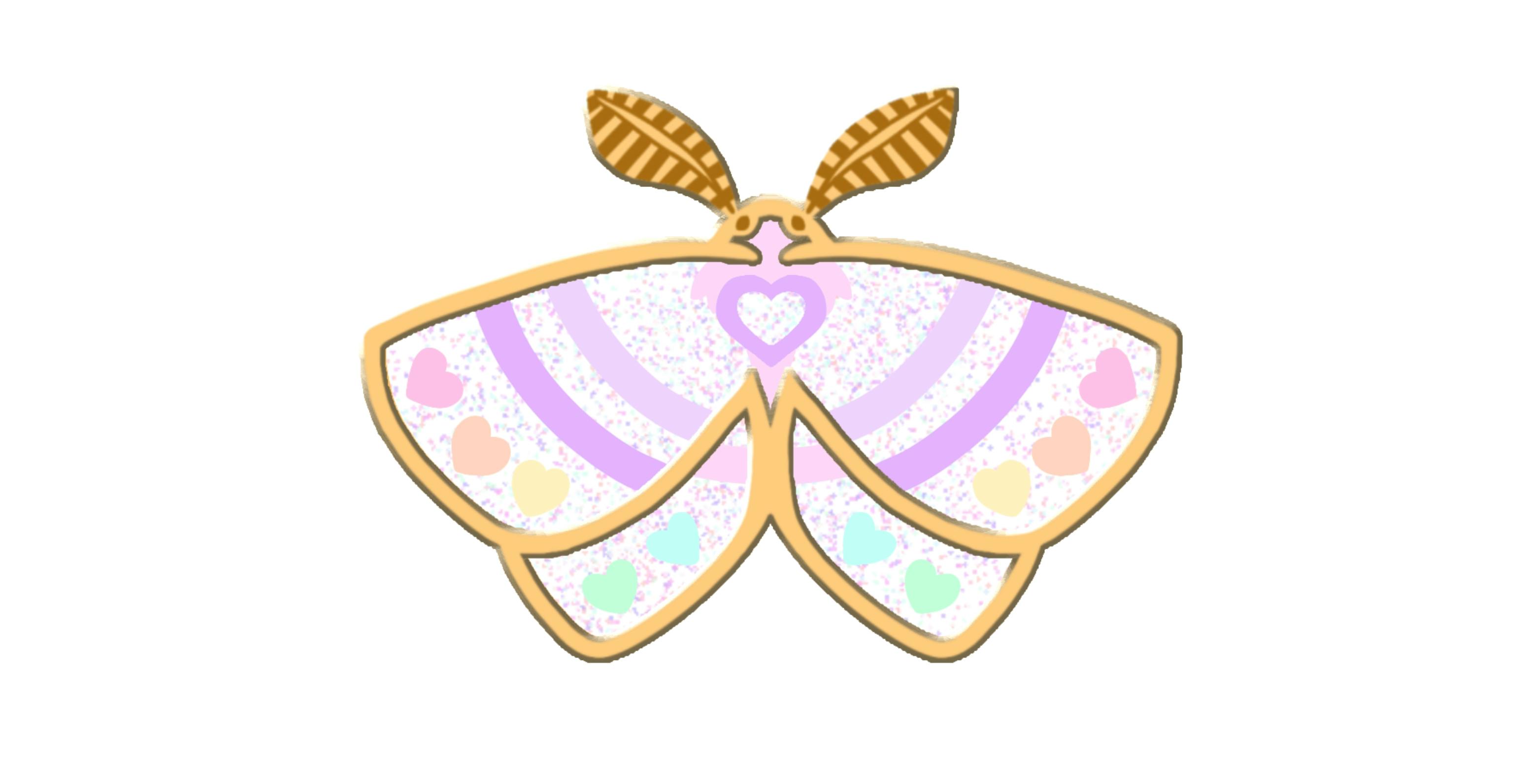 Design 8 - Rainbow (v2) Moth