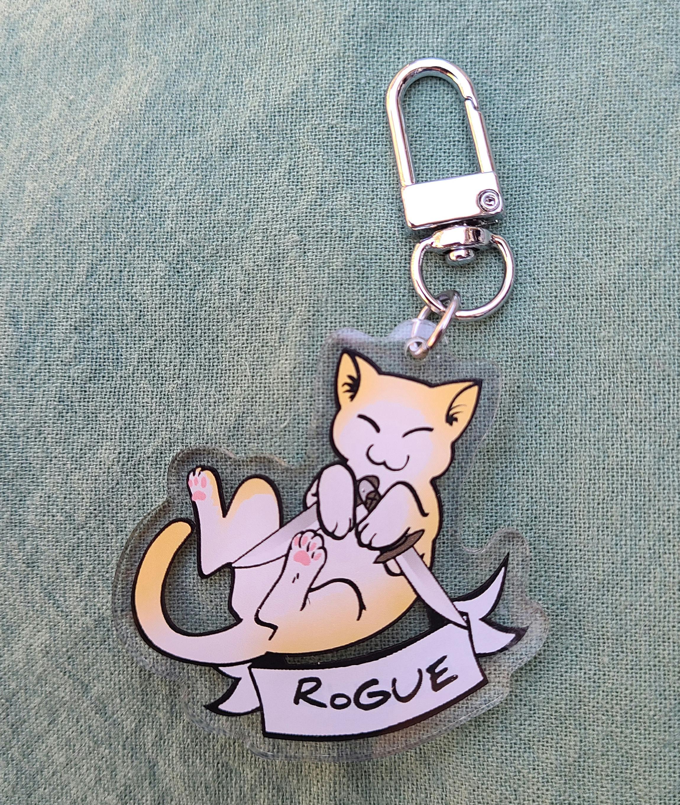 Rogue kitty Charm