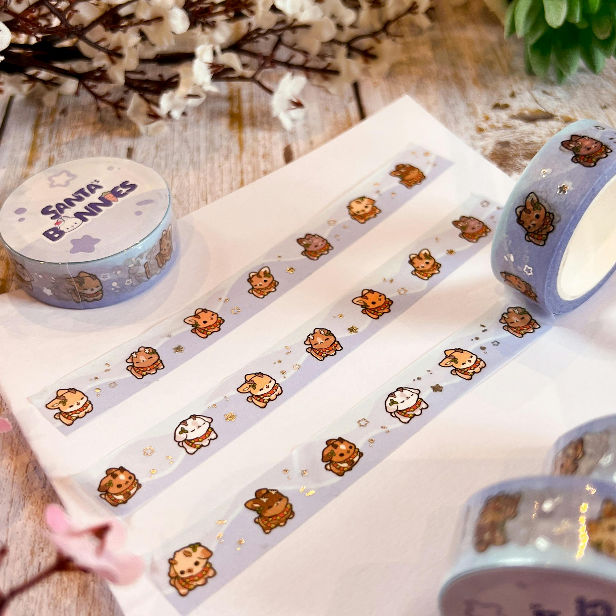 A - Silver Foil Washi Tape | SB 🐰