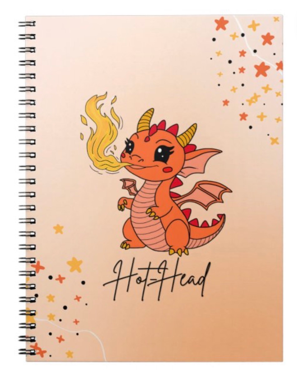 ✨Hot-Head Ember Notebook✨