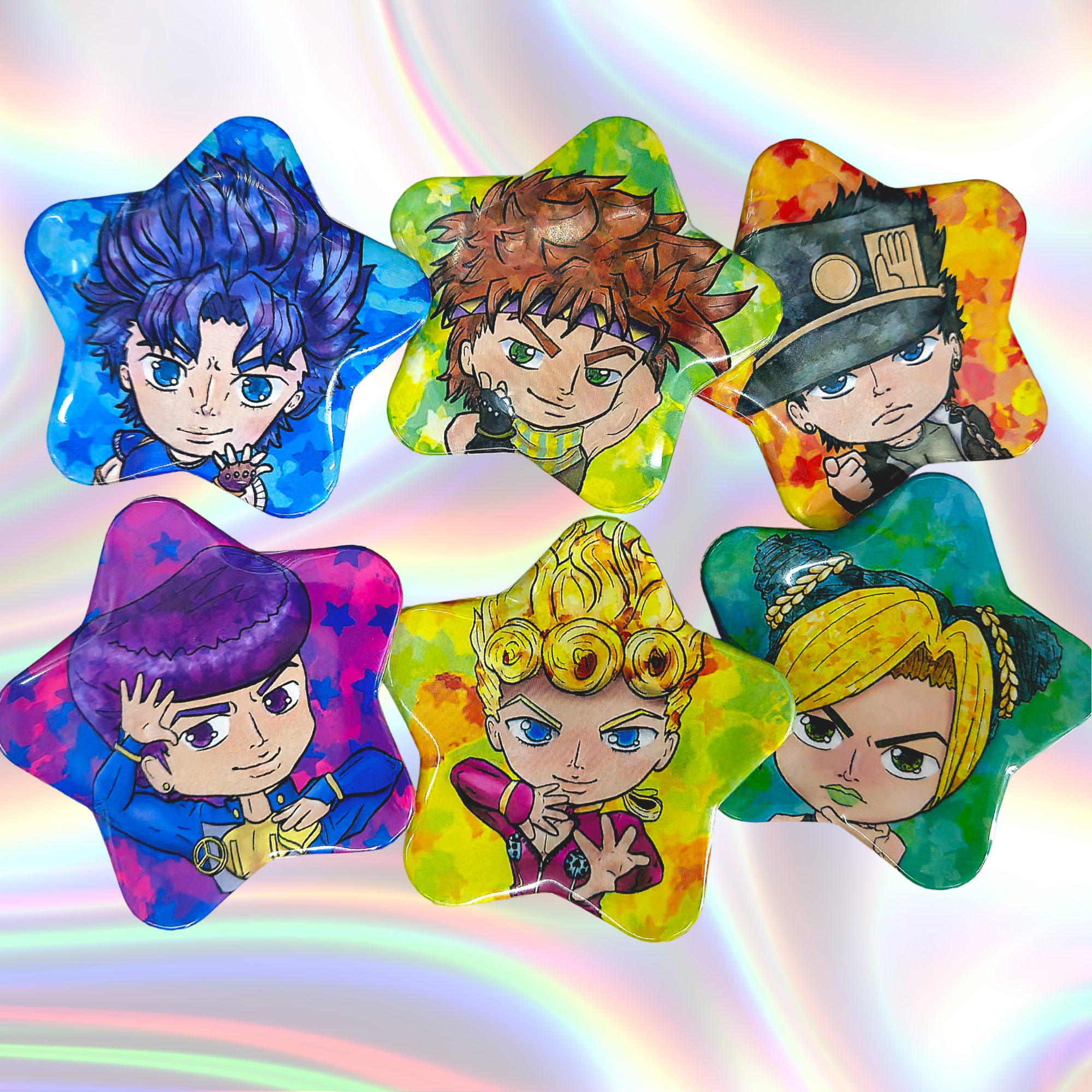 Joj Star Buttons 3-pack