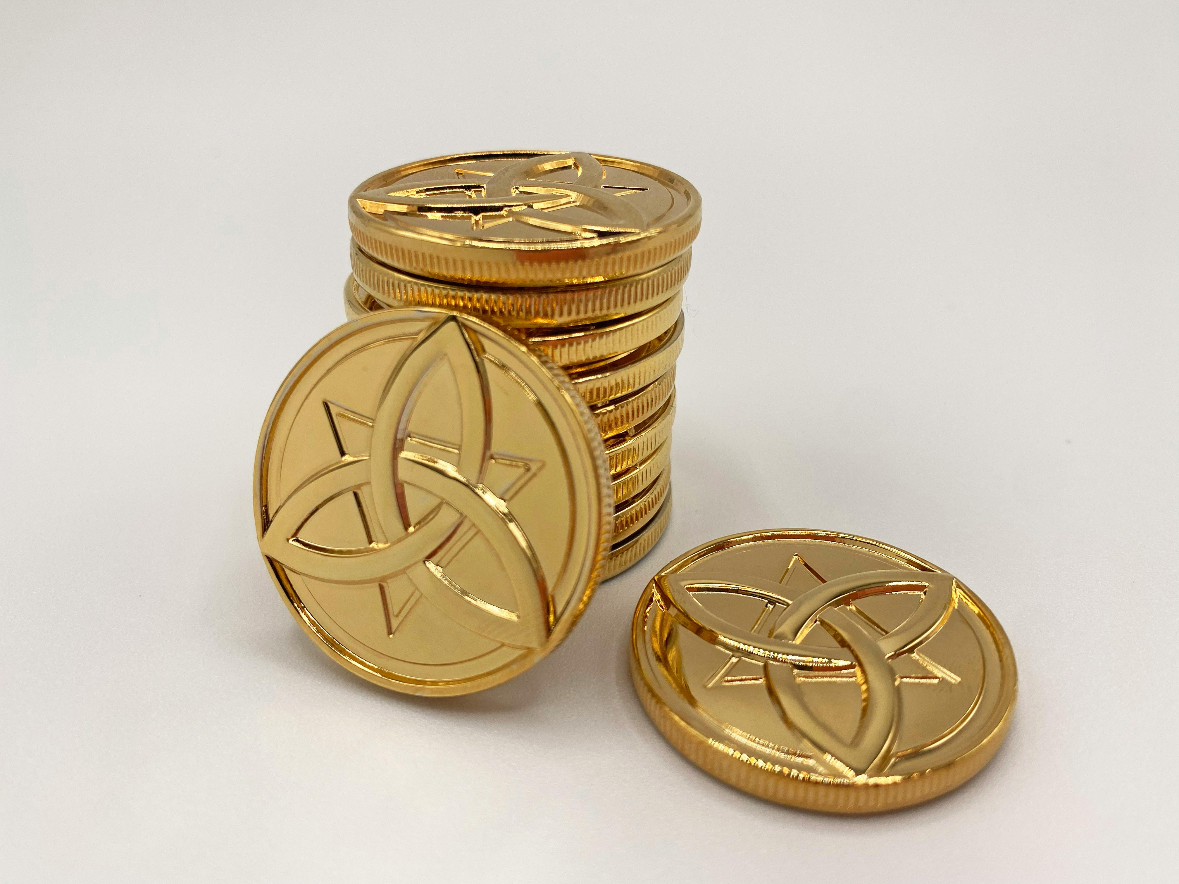 24k Gold Plated Mora Coin