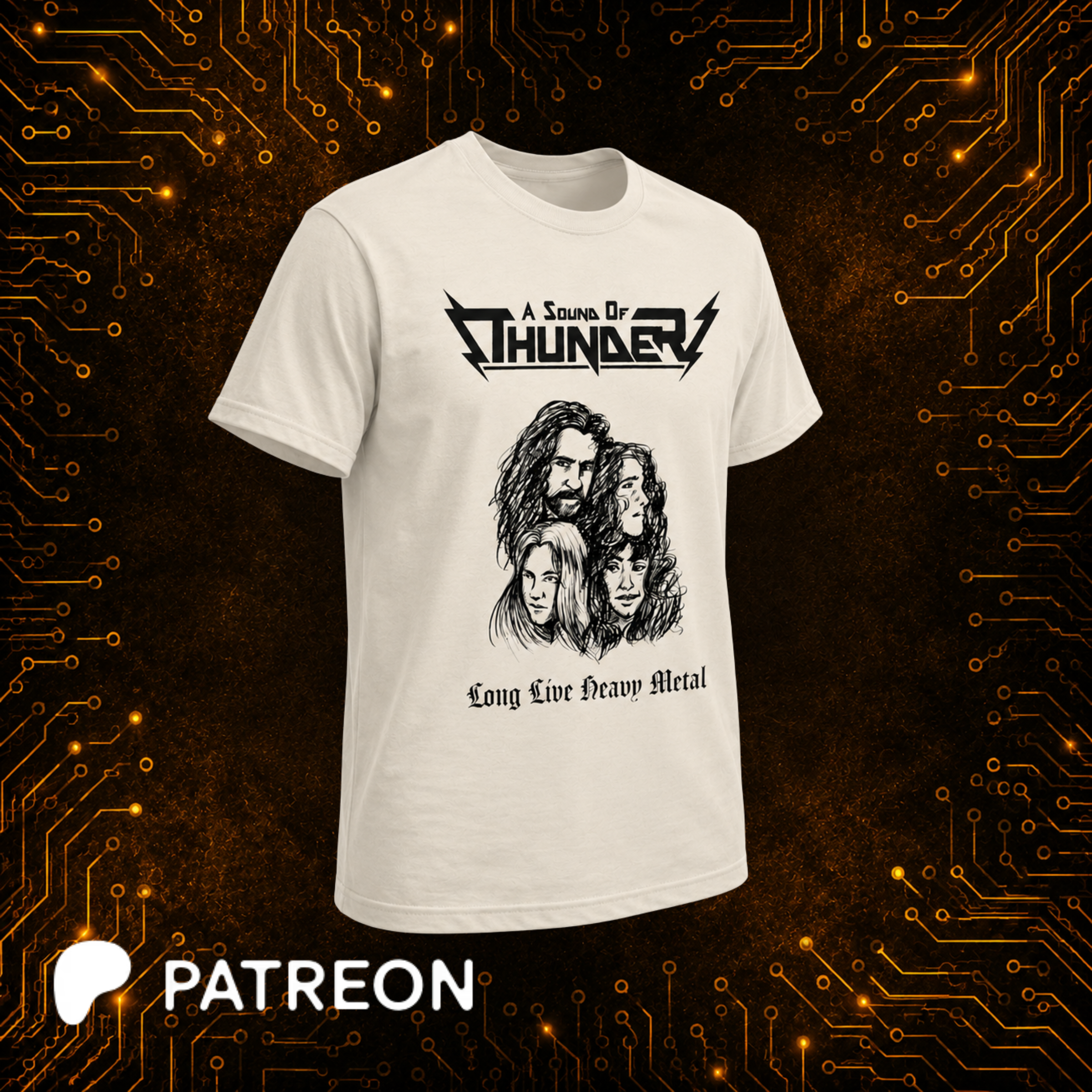 "Long Live Heavy Metal" Rainbow Homage T-Shirt
