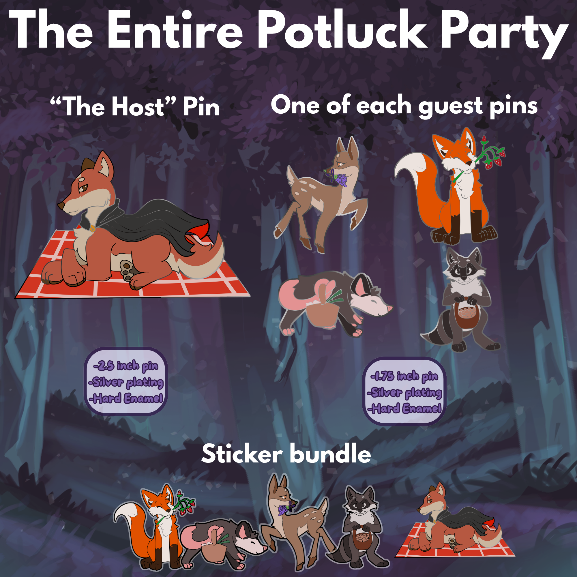 The entire potluck