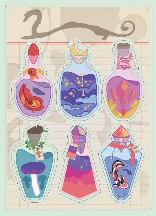 Potion Sticker Sheet	