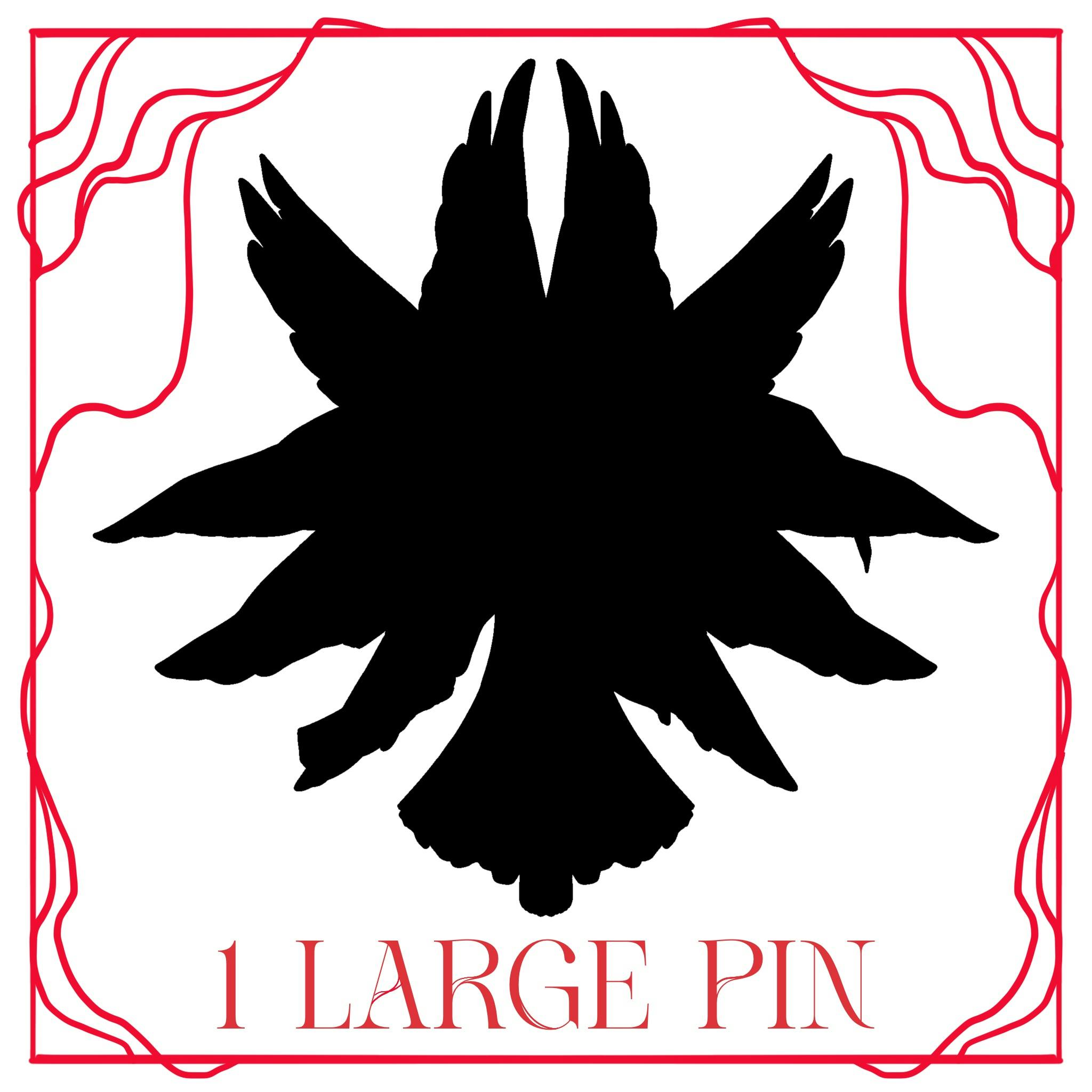 1 large pin