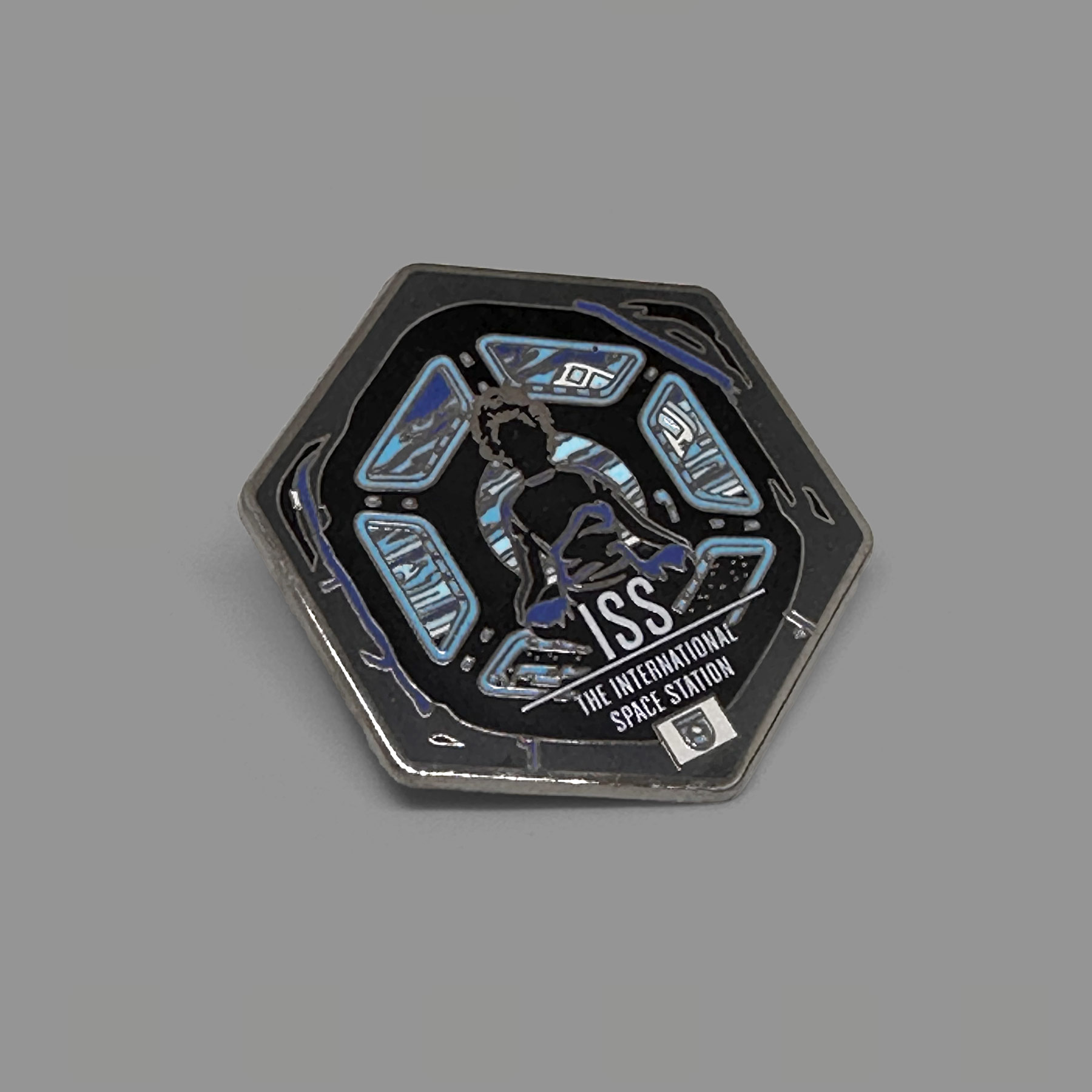 ISS Enameled Mission Pin