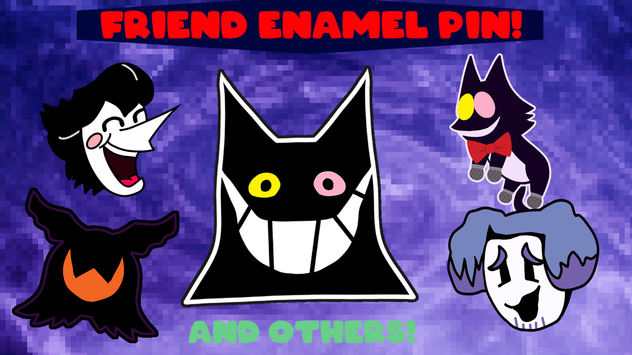 FRIENDly Enamel Pin + Others! Deltarune Inspired Pins