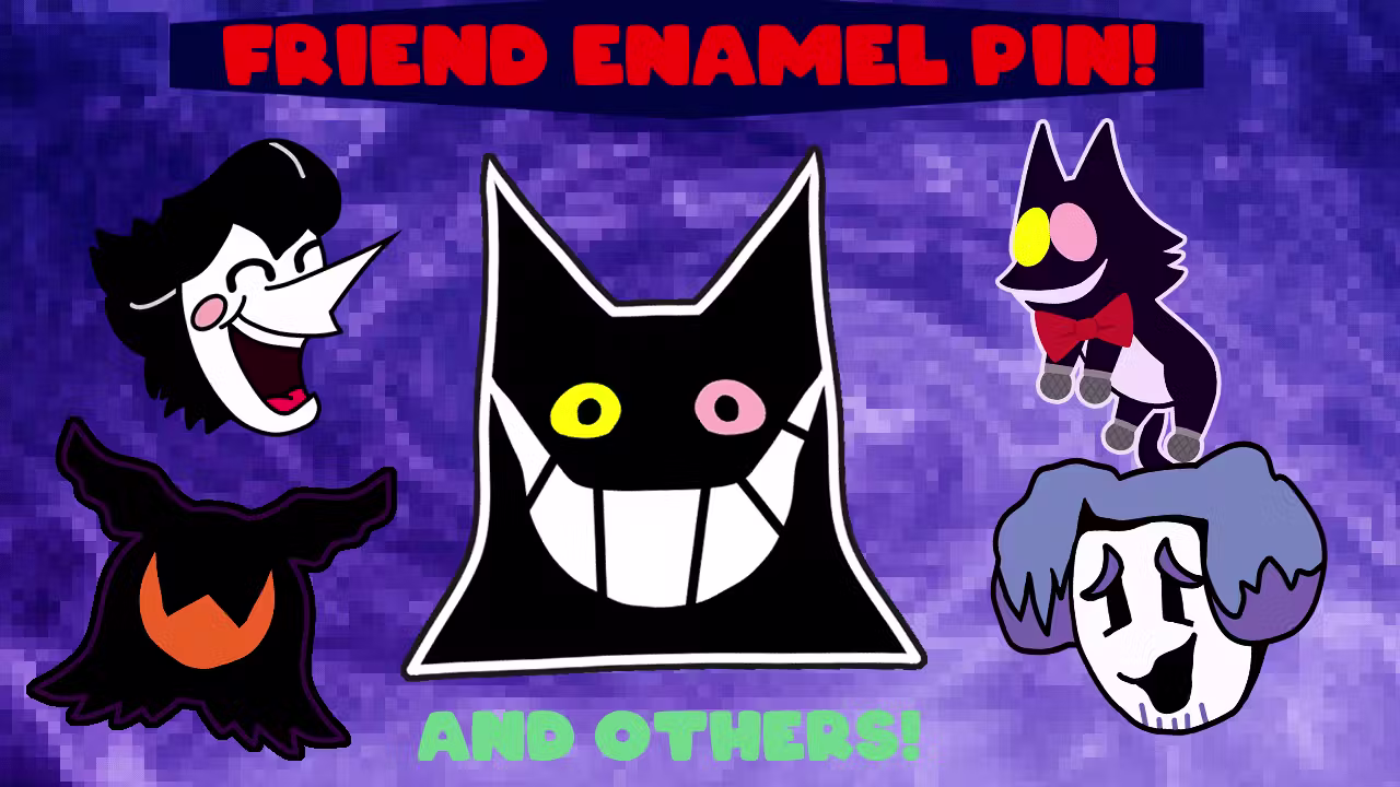 FRIENDly Enamel Pin + Others! Deltarune Inspired Pins