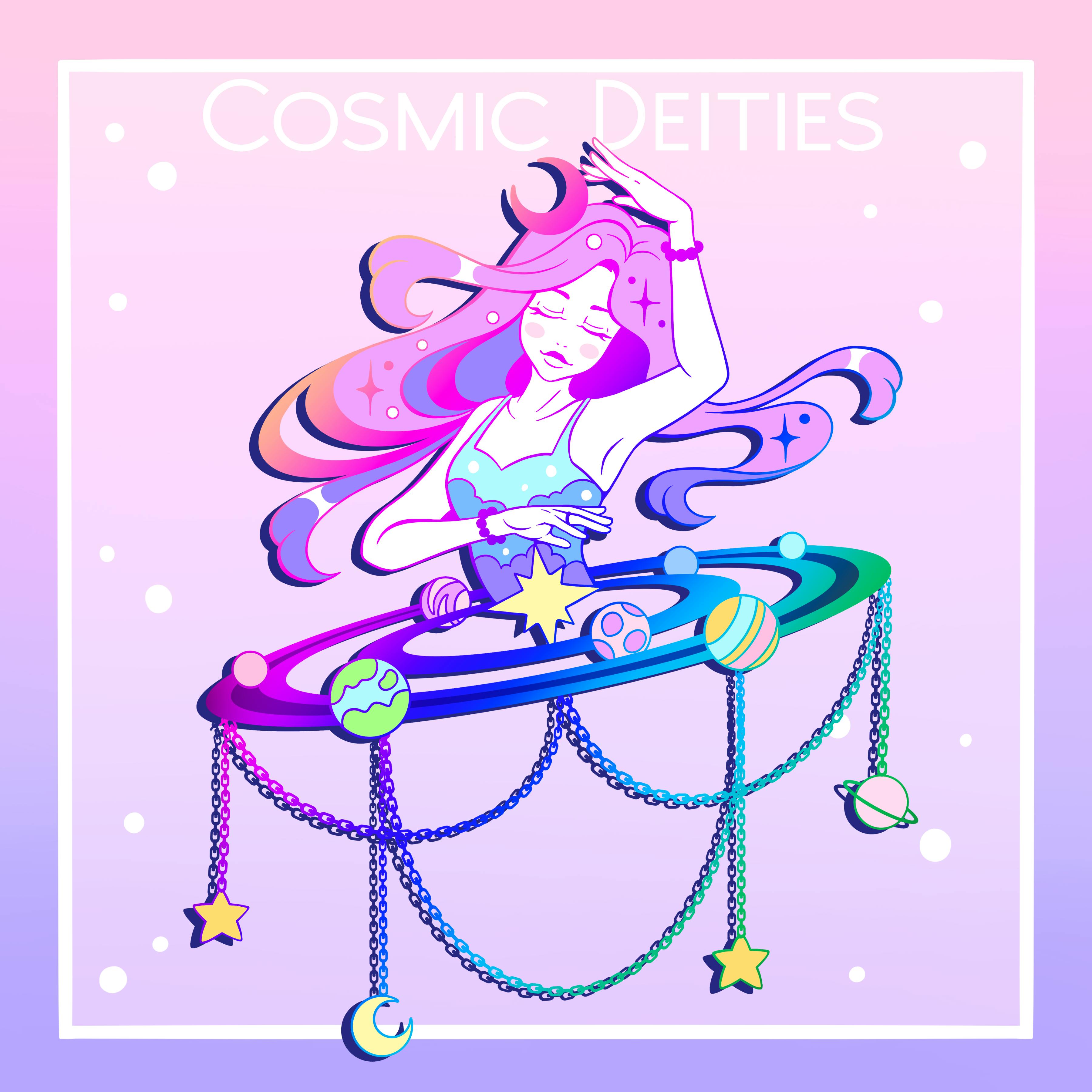 Solar System - Rainbow Metal
