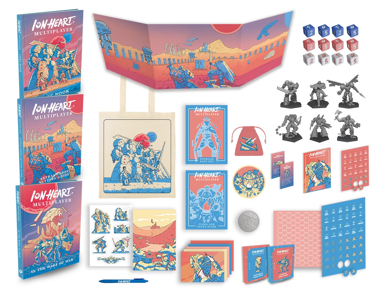 Product renders from the ION Heart Multiplayer campaign.