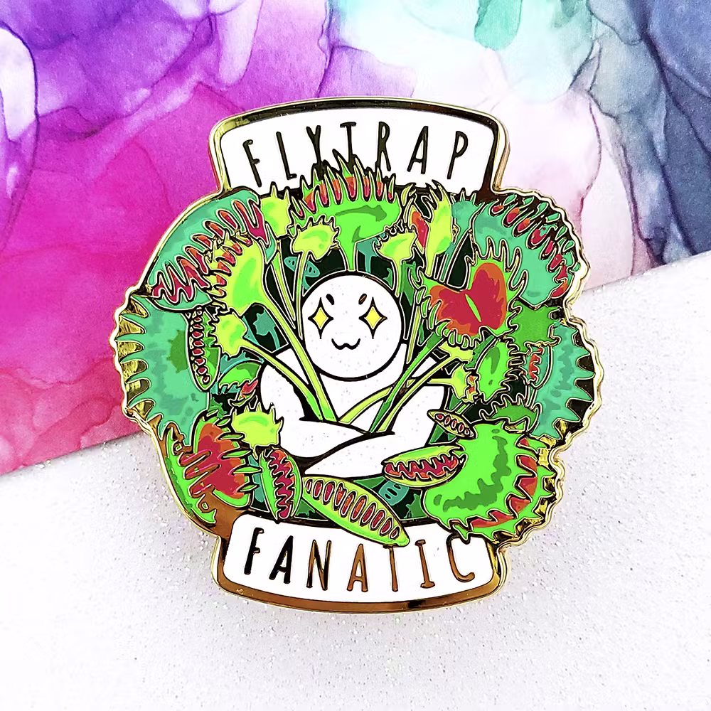 "Flytrap Fanatic" Enamel Pin