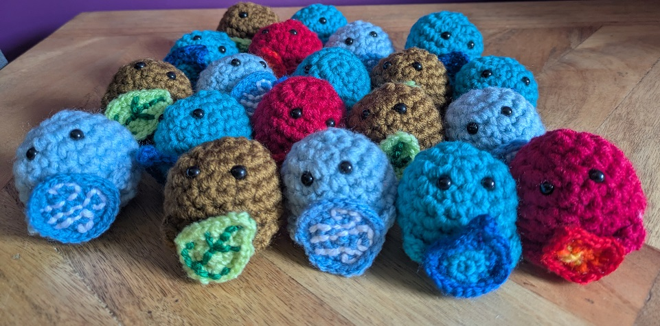  Photo of 20 elemental sprites