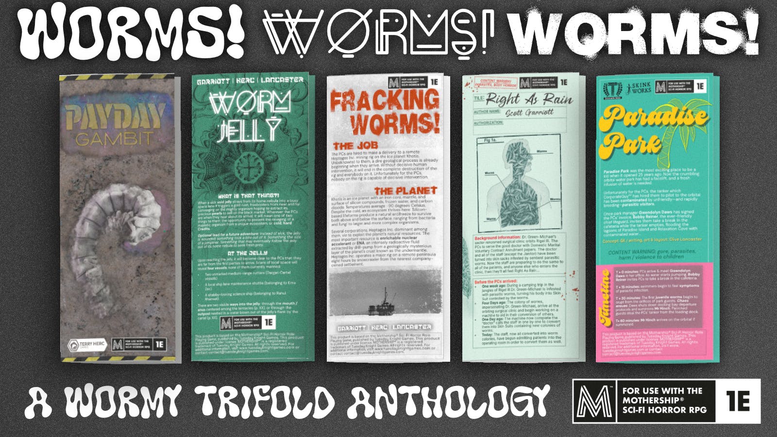 Worms Worms Worms! A pamphlet box set for Mothership RPG - BackerKit