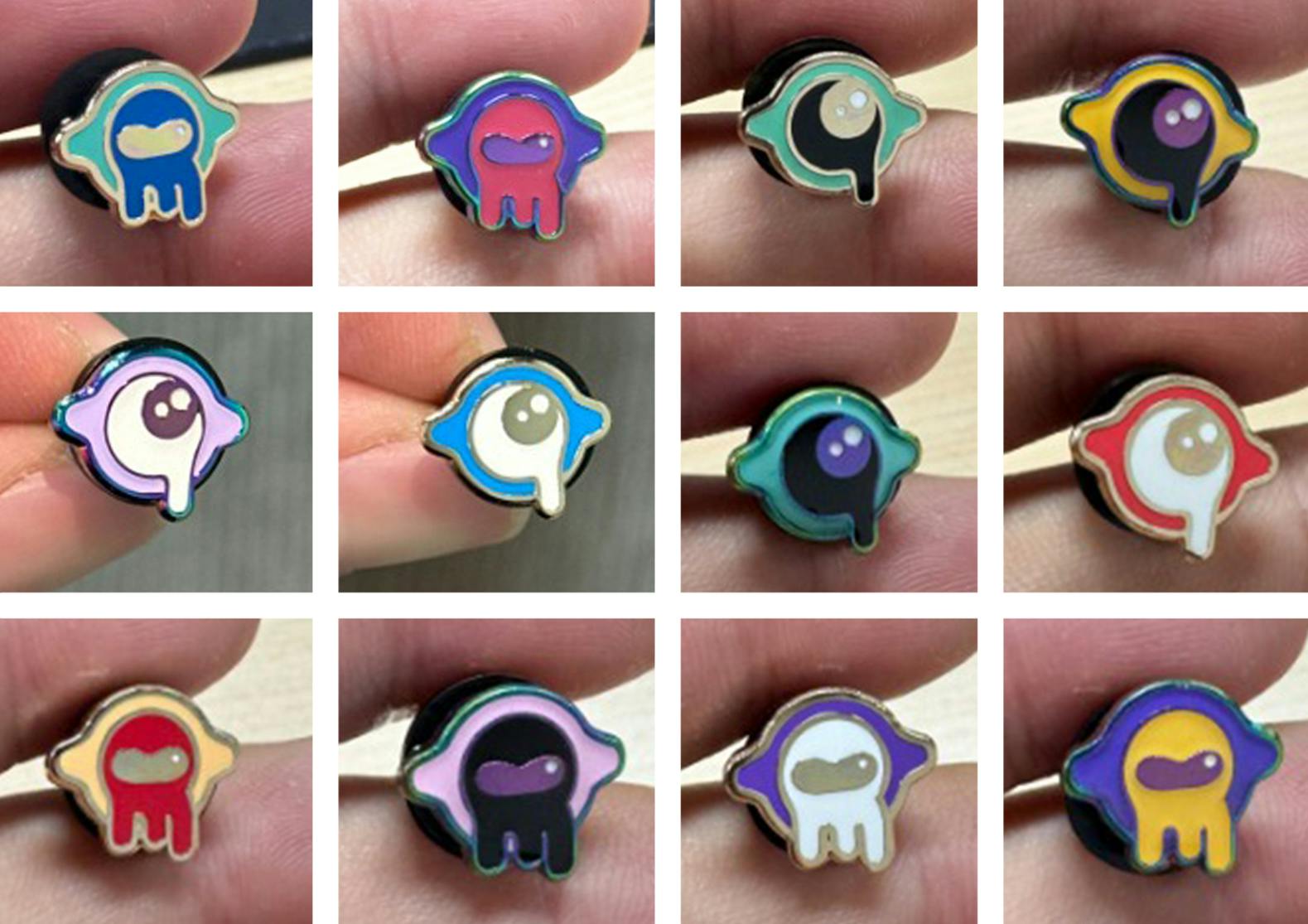 Lucky Dip Filler Pins - EYES