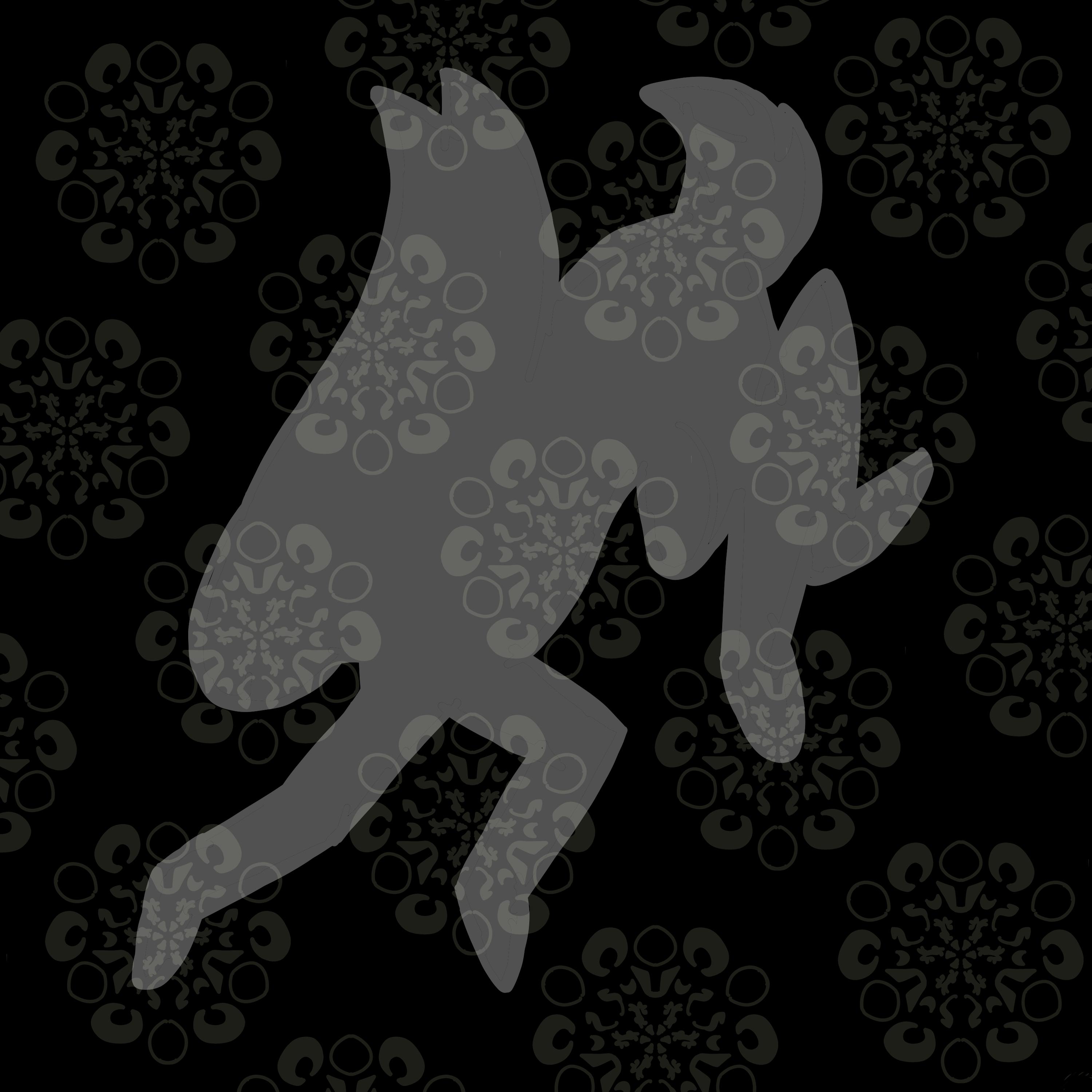 One Clear Backed Sticker