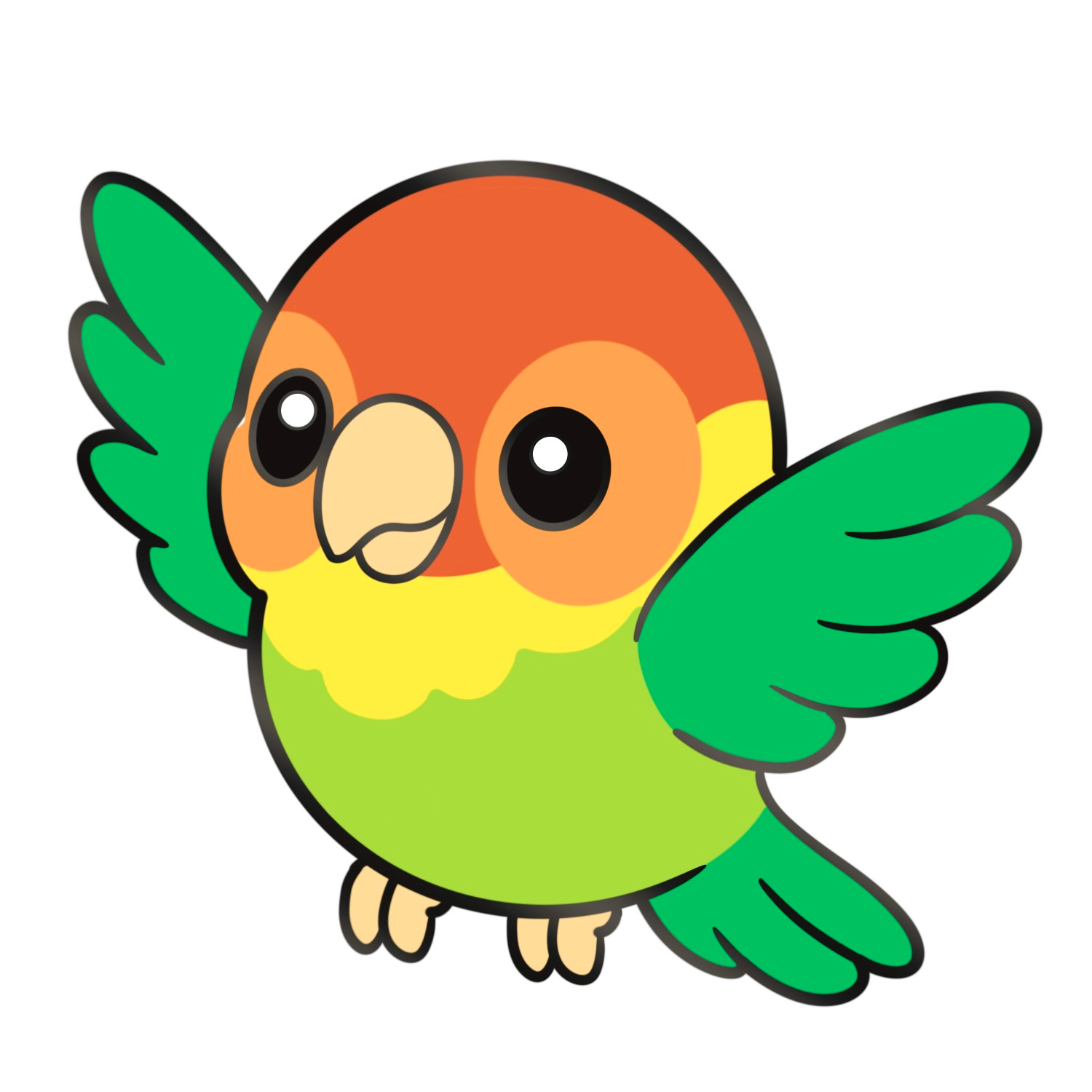 Carolina Parakeet Pin