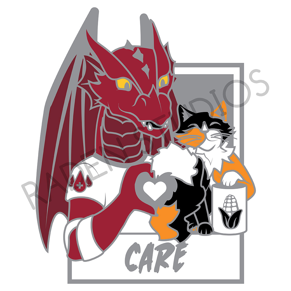 Con Adventurer Series - Care (A-GRADE PIN)