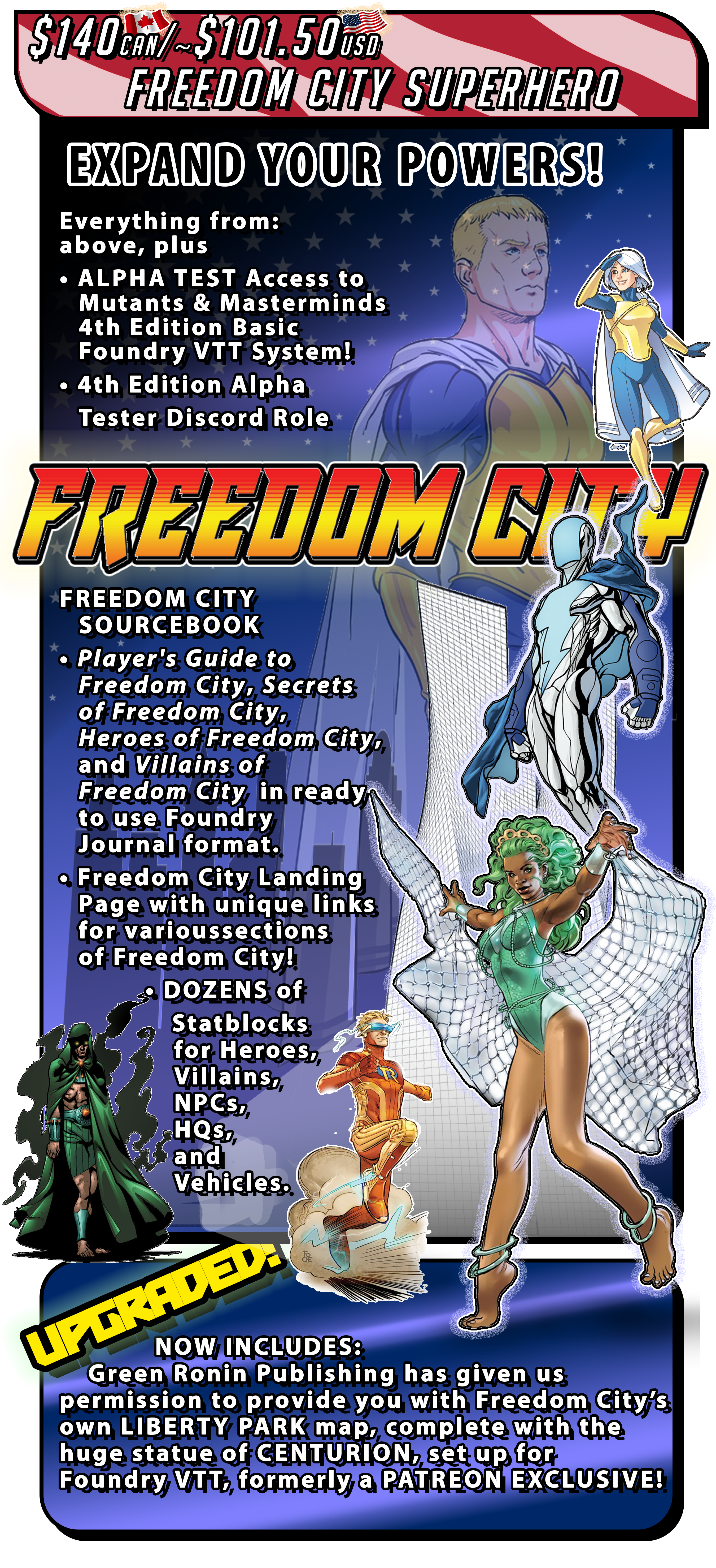 FREEDOM CITY SUPERHERO
