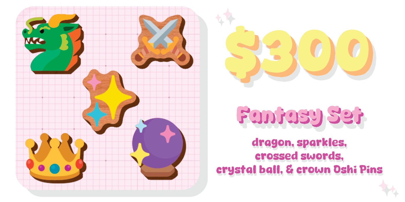 ✨ ACHIEVE FUNDING ✨Make the Oshi Pins project a reality!