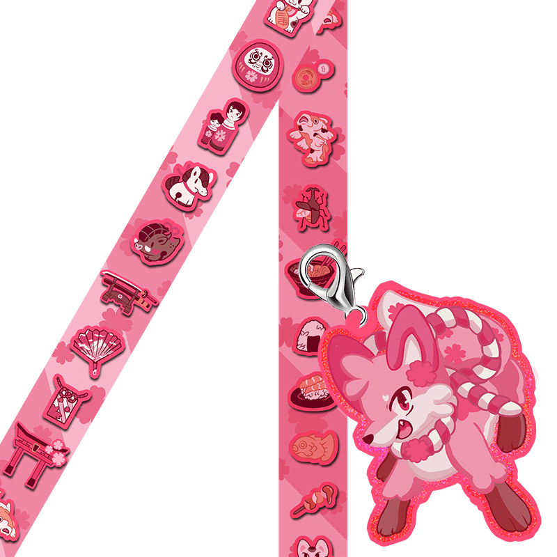 Lanyard + PVC Keychain