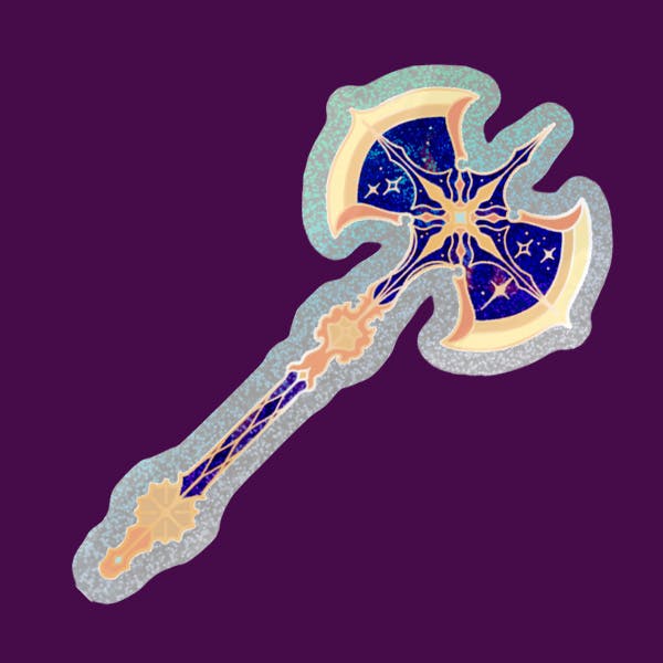 Axe Sticker Add-on Unlocked