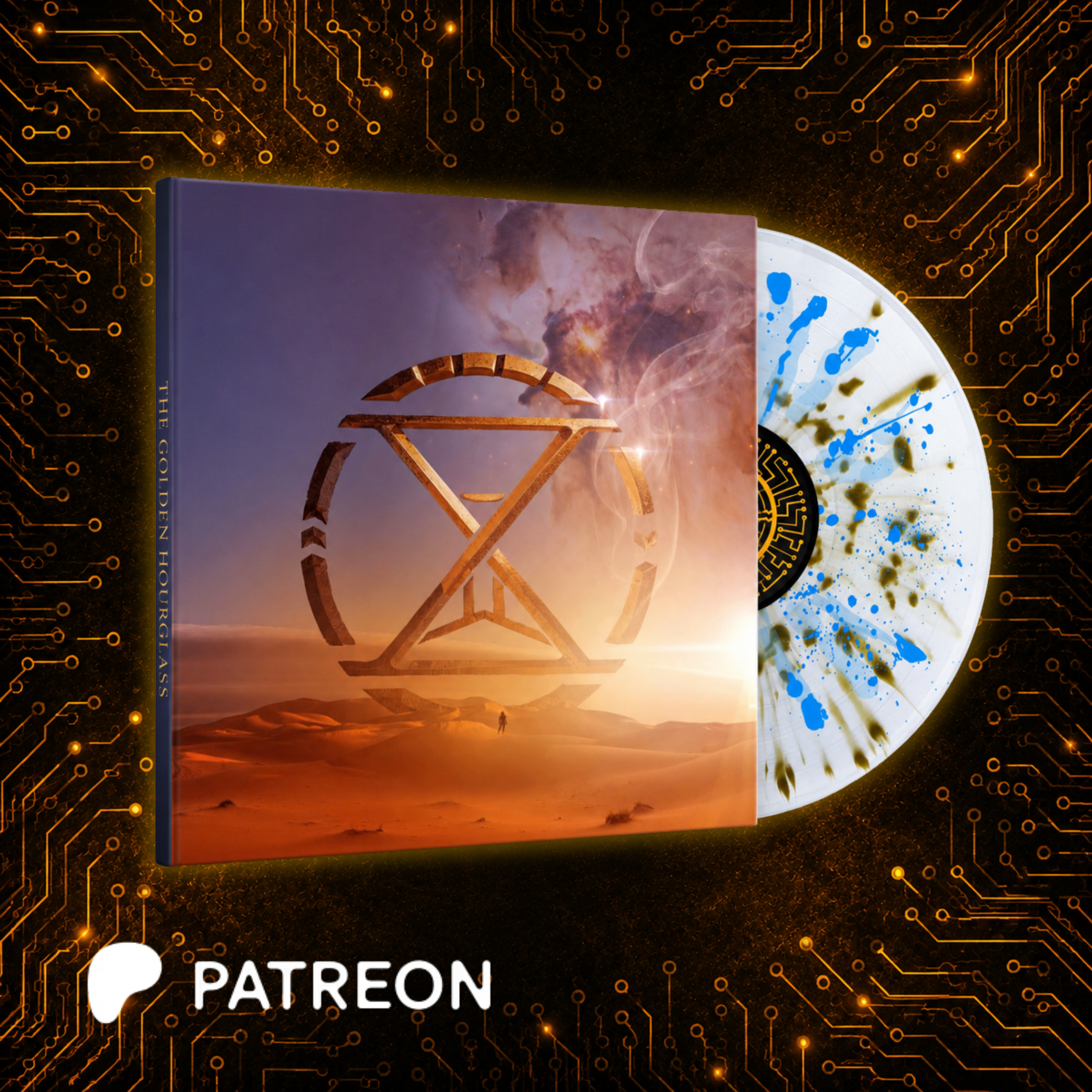 The Golden Hourglass Limited Gatefold Vinyl - Cataclysm Splatter (PATREON EXCLUSIVE)