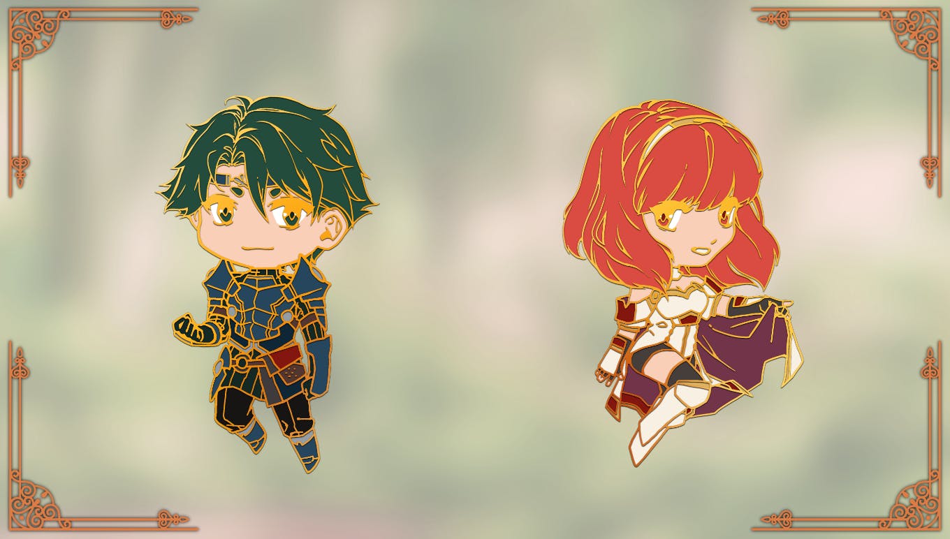 SoV: Celica Enamel Pin
