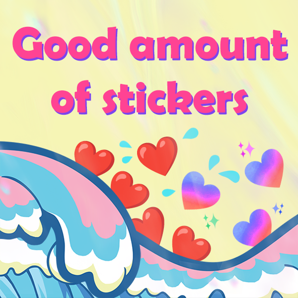 Good amount of stickers