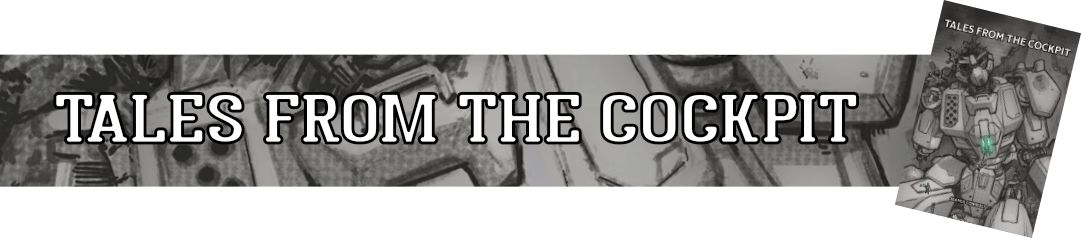  A banner saying Tales from the Cockpit with a preview of the zine on the right 