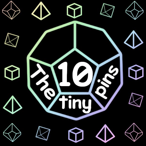 The Tiny Dice Pin Set