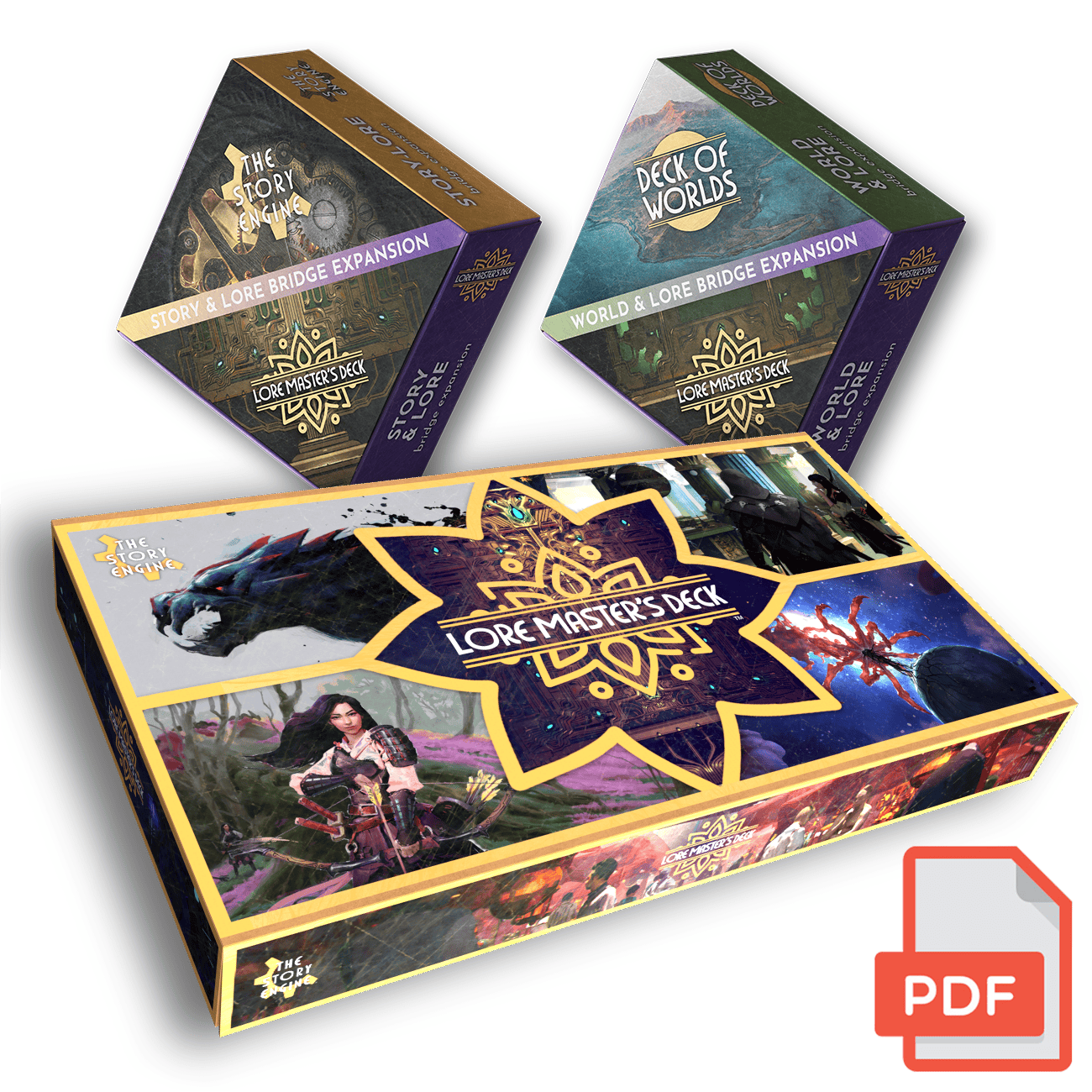 PDF Lore Master's Deck + 2 Bridge Expansions