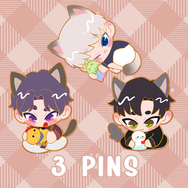 🐾 3 Enamel Pins