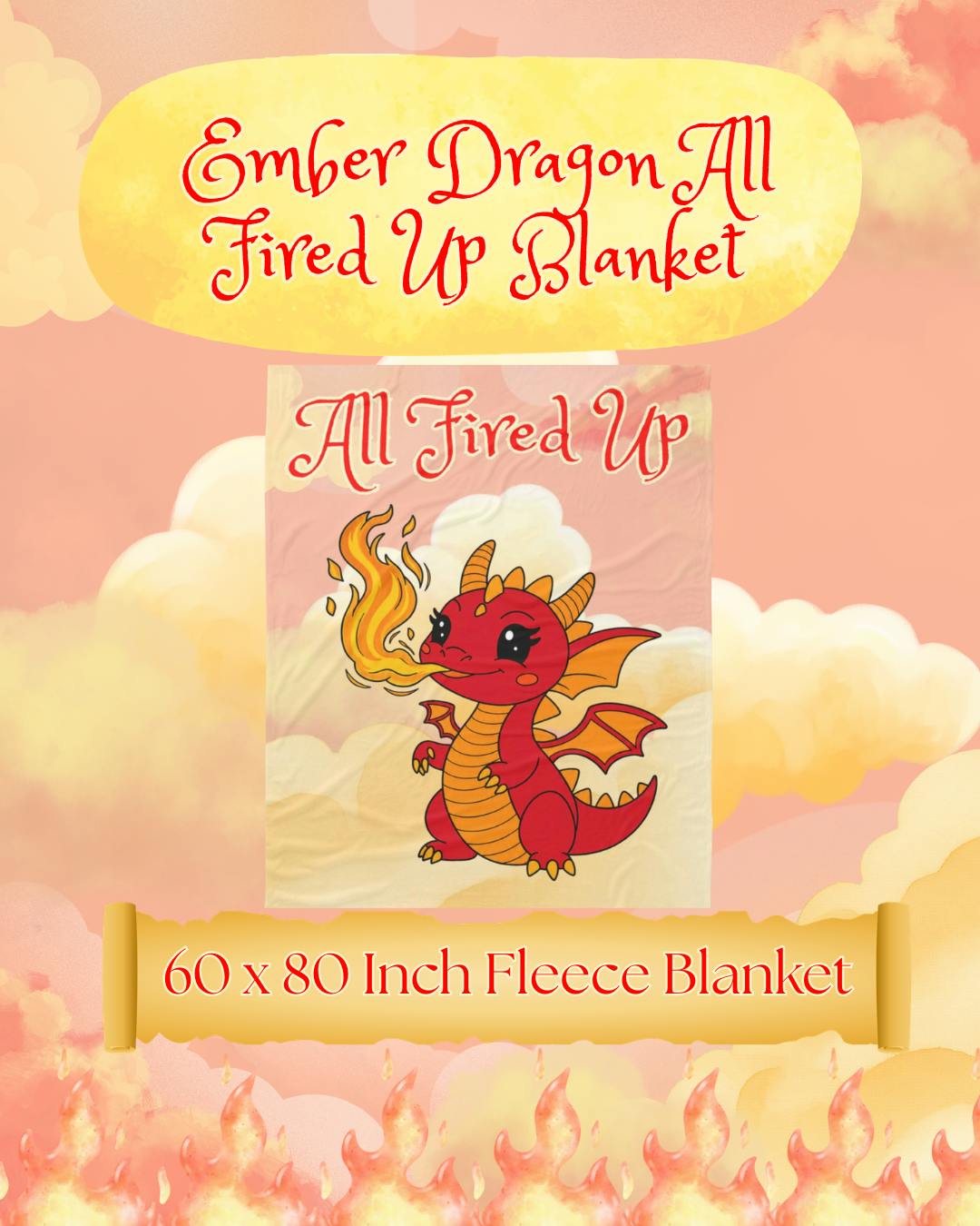 ✨Ember Dragon Blanket✨