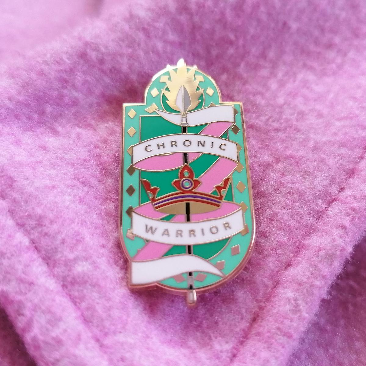 Chronic Warrior pin