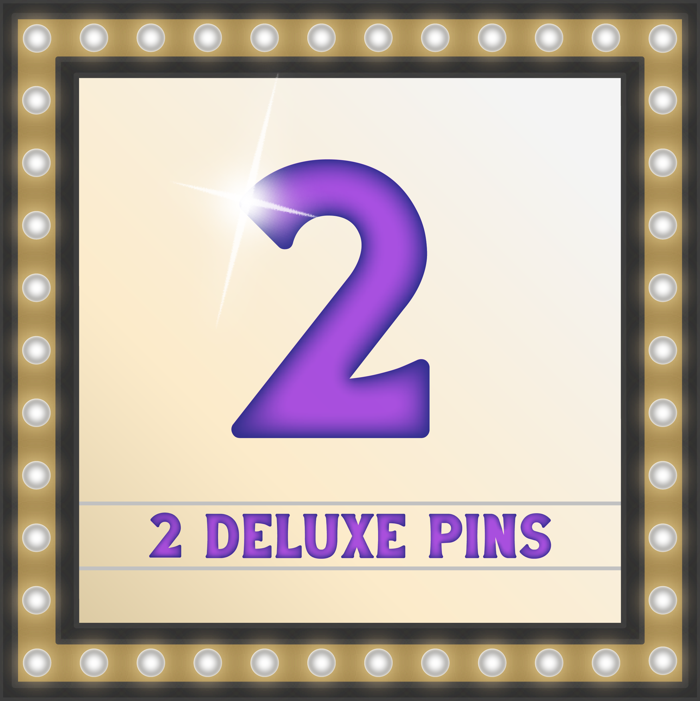 Two Deluxe Frame Pins