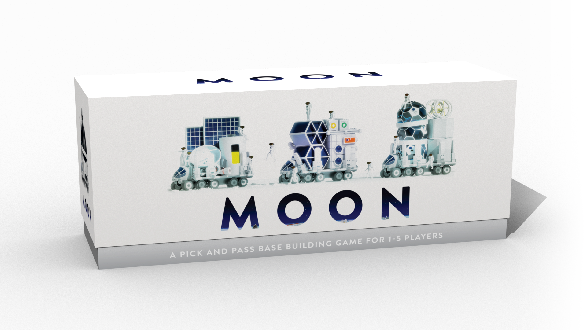Moon - a pick & pass base building game for 1-5 players.