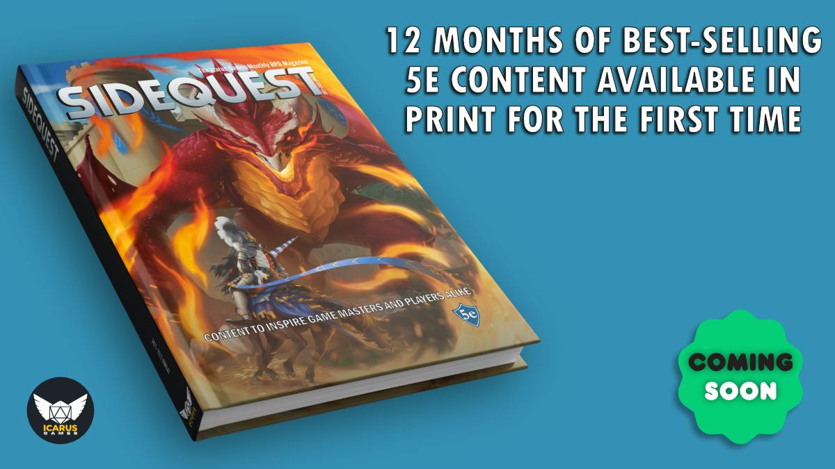 Get Ready for SIDEQUEST Annual 1