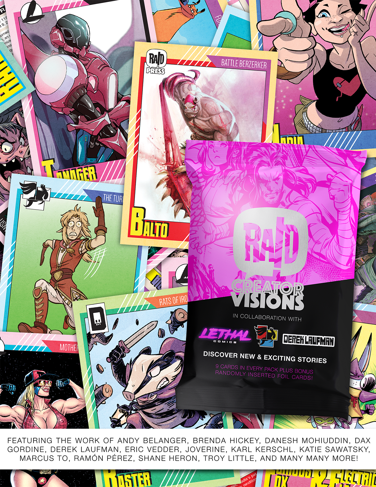 Get Ready for RAID VISIONS - A Creator Driven Collectible Card Set!
