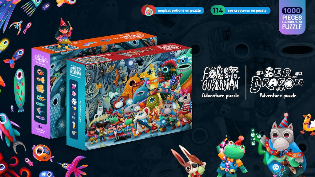 Get Ready for Jigsaw Puzzle : Forest Guardian and Sea Dragon 2023