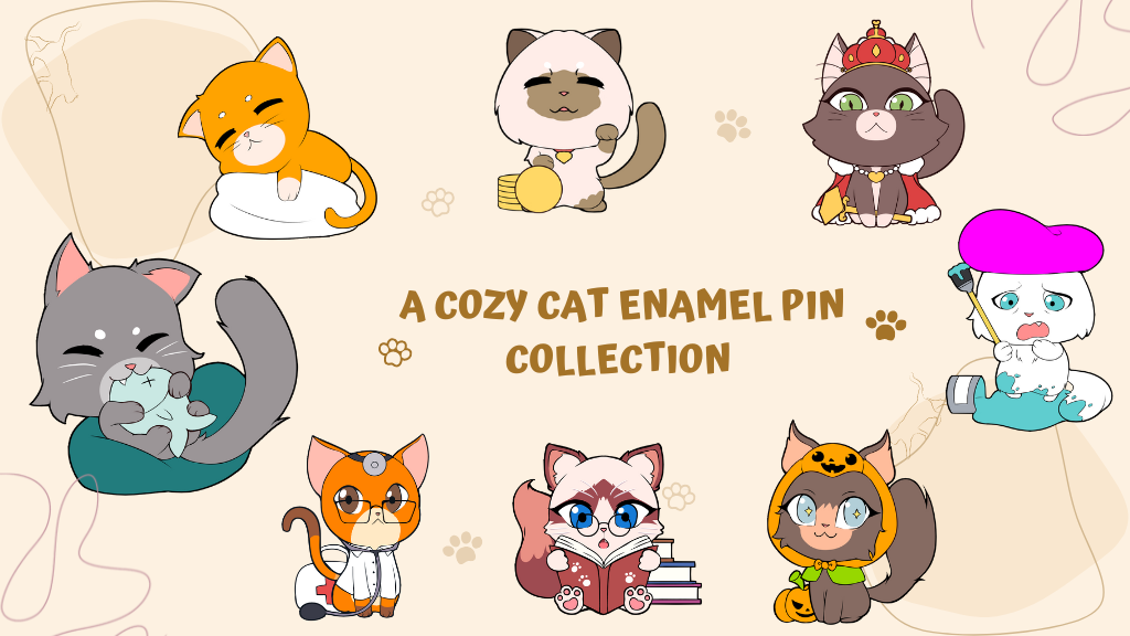 Get Ready for A Cozy Cat Pin Collection