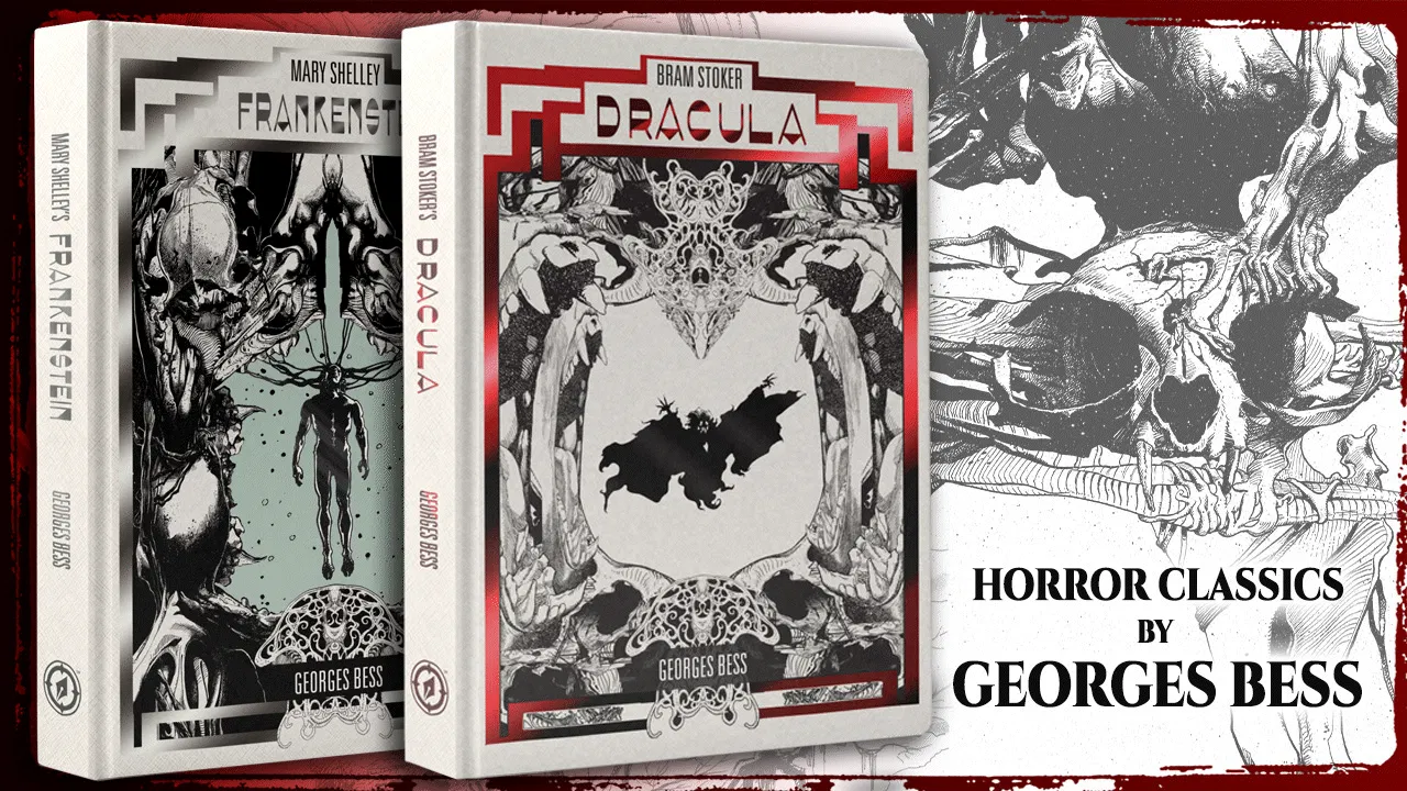 Launching soon: Horror Classics by Georges Bess: DRACULA and FRANKENSTEIN
