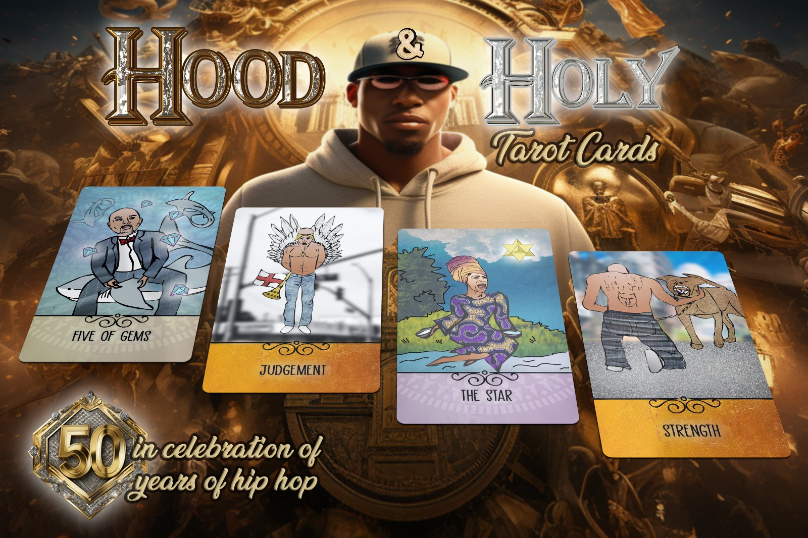 Get Ready for 50 Years of Hip Hop: Hood & Holy Tarot Deck