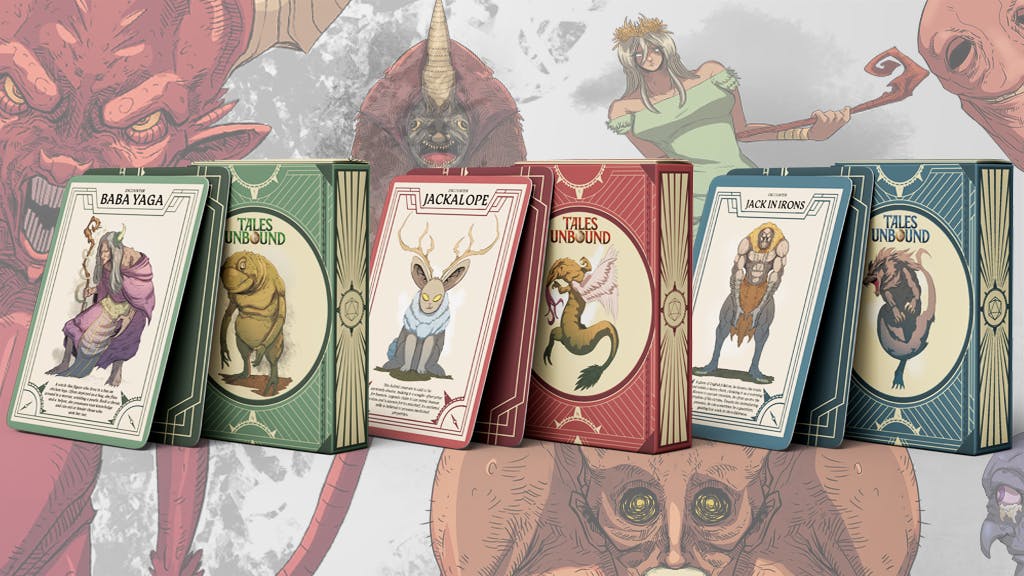 Now LIVE on Kickstarter! LINK BELOW! Tales Unbound - The Story-Driven Themed Card Deck Series