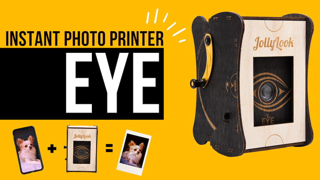 Get Ready for Jollylook Eye: The Digital to Analog Instant Photo Printer!